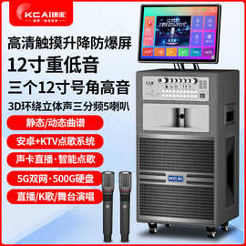广场舞音响跳舞大屏户外K歌蓝牙家用卡拉ok点歌一体机移动KTV音箱