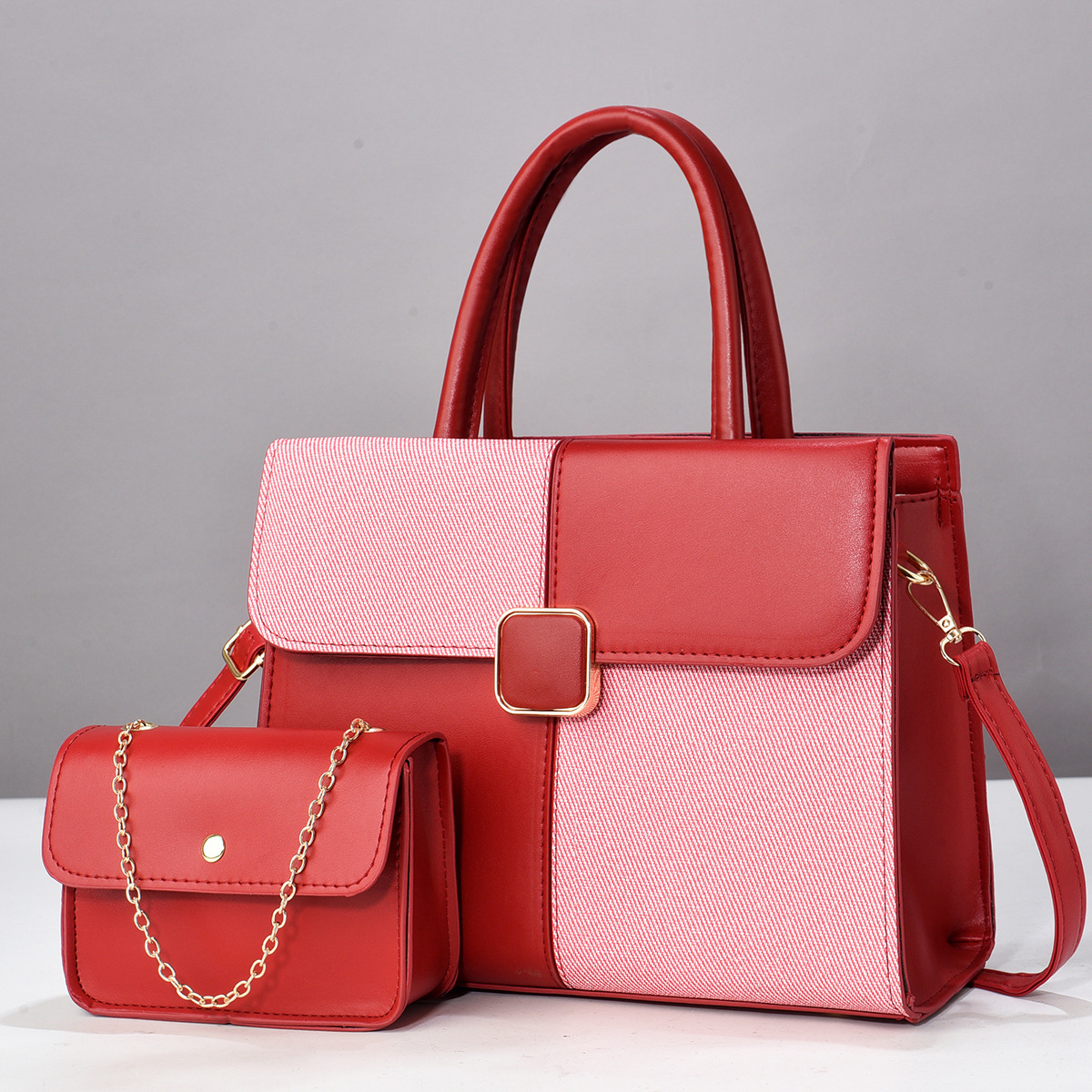 Temperamento bolso de mujer bolso de hombro todo fósforo nuevo bolso grande versión coreana del bolso de mensajero de primavera y verano de las mujeres de moda