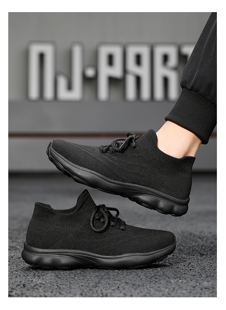 Outdoor-Paar Damen Sommersport, fliegendes gewebtes Mesh, atmungsaktiv, leicht, weich besohlte Tourismus-Wandersockenschuhe,_voghion.com