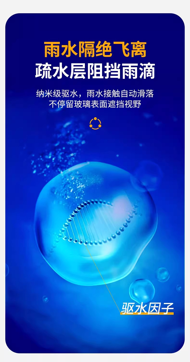 Car Glass Rain Repellent, Rearview Mirror Water Repellent, Rainy Day Window Coating, Waterproof and Anti-Fog Spray, Wholesale