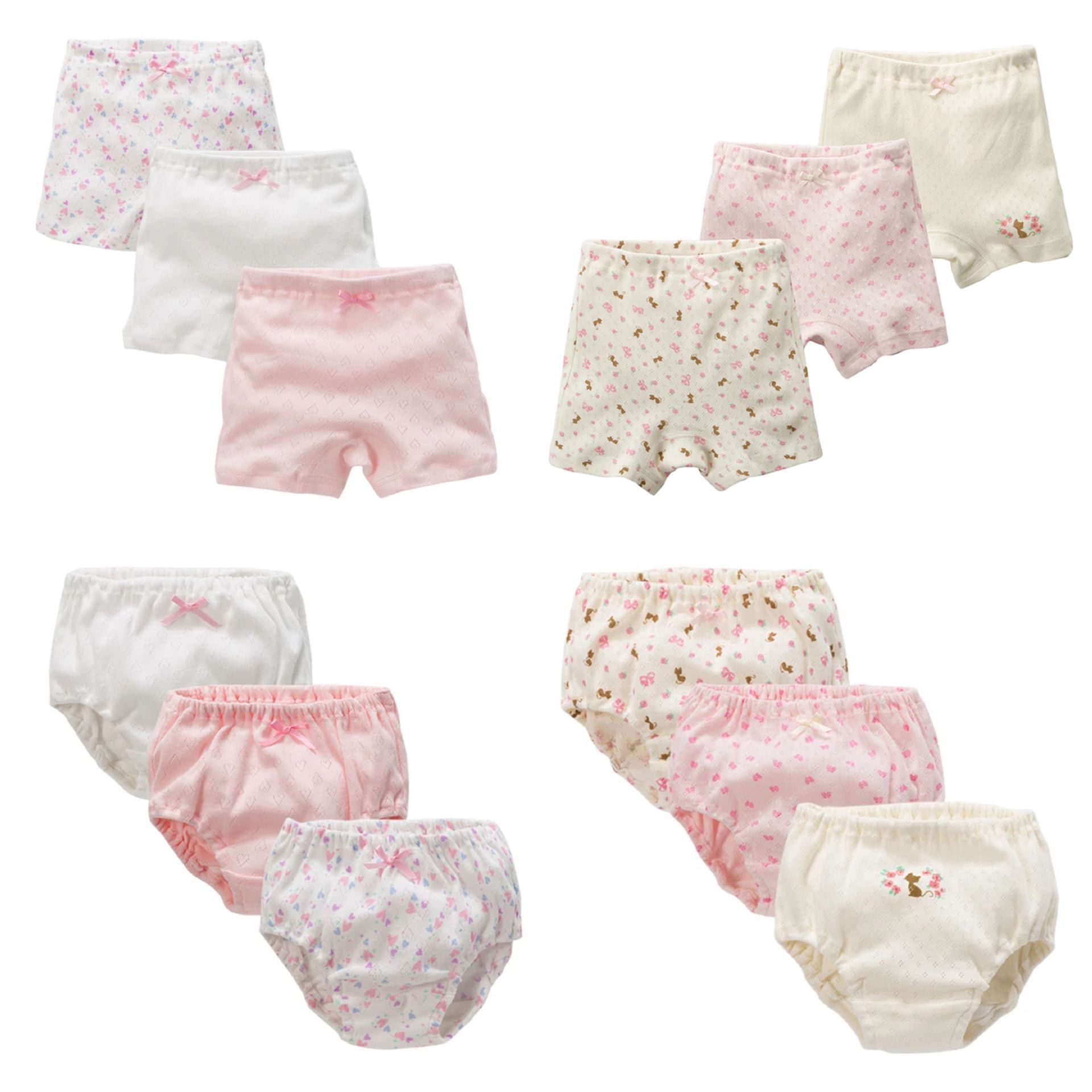 Distribution and Dropshipping Breathable Mesh All-Season Girls' Toddler and Young Children's Base Layer Sanitary Home Non-Pinching Pp Triangle Panties