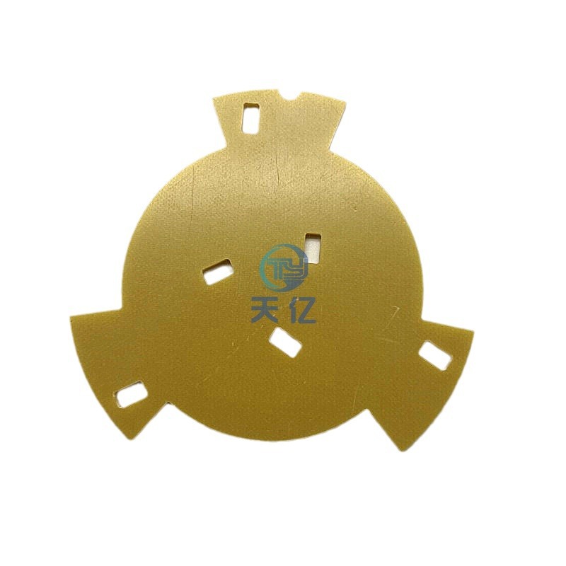 黄色环氧板阻燃玻纤板1mm现货FR4加工件绝缘材料无卤环氧树脂板