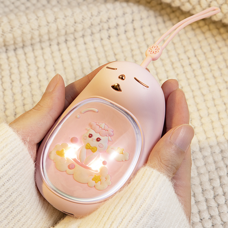 【厳選】充電式暖手宝アニメかわいいミニ学生児童携帯電気暖宝2024クロスボーダー|undefined