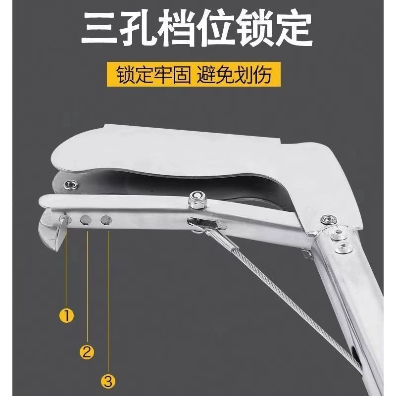 Нержавеющая сталь Eel & Crab Catching Pliers - Антискользящие, длинные, утолщенные ручки