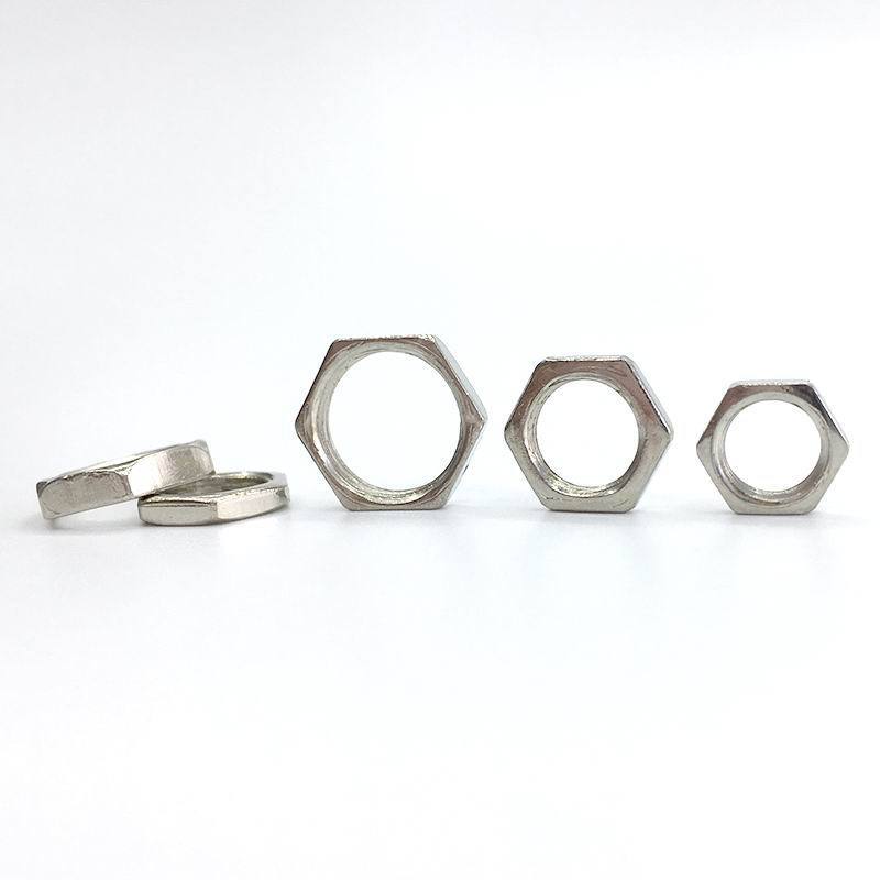 生产调光器电位器继电器M7薄螺母电子灯饰细牙六角薄螺母锌镍合金