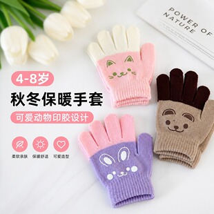 �S�����l��ͯ��ͨƴɫӡ�������ﶬ����ůᘿ��W��4-8�q��ͯ����