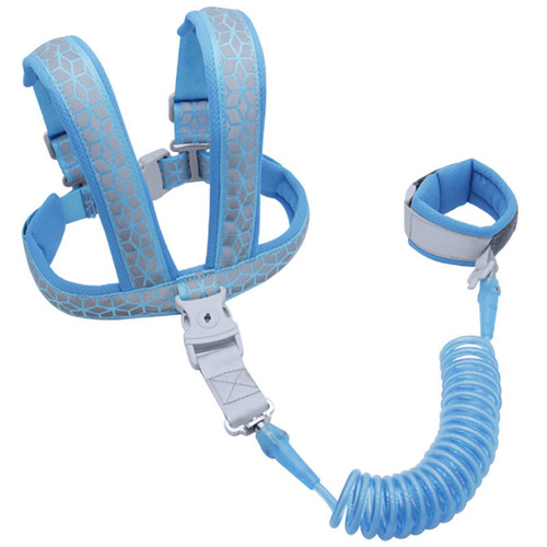 Children's anti-wandering belt with shoulder strap bracelet two-in-one baby anti-lost towing rope child lock buckle anti-fall safety belt gadget