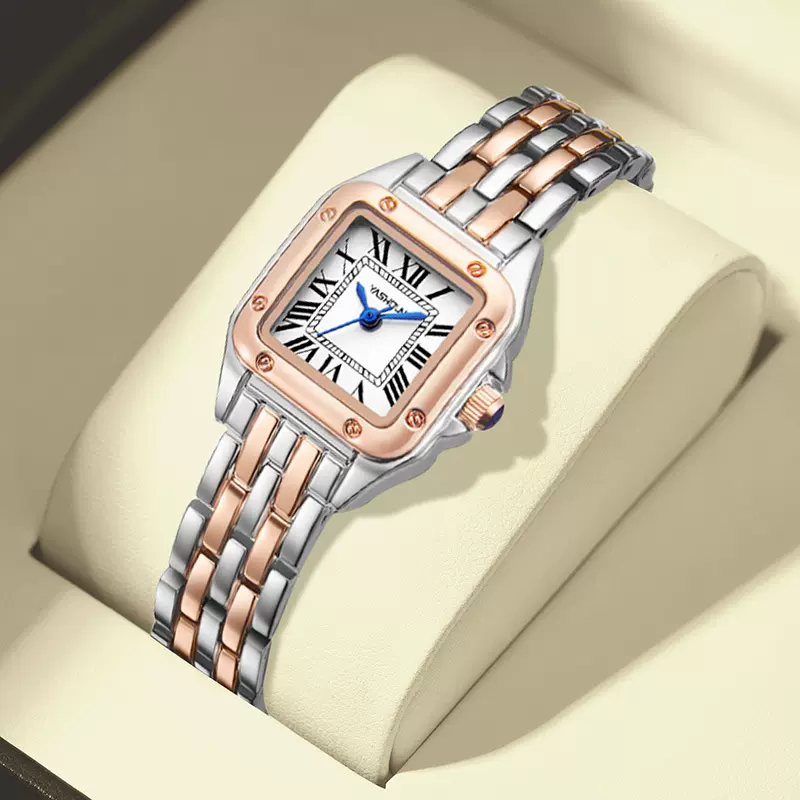 2023新款小方表厂家直发时尚优雅复古罗马女表防水石英表外贸手表