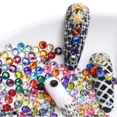 樹脂平底ダイヤモンド、スーパーフラッシュネイルアートダイヤモンド、ウェディングドレス、衣類装飾アクセサリー、携帯電話ケース、ダイヤモンドラウンド平底樹脂ダイヤモンド