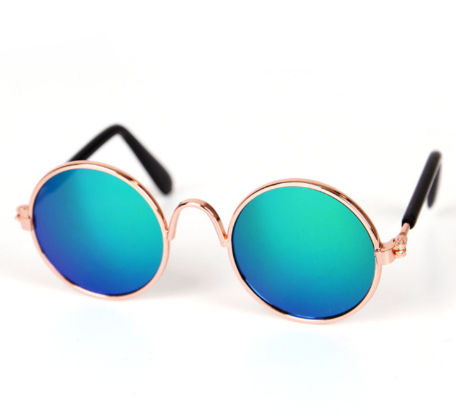 Fábrica directa perros gatos gafas de mascota tendencia creativa juguetes gafas de sol accesorios super lindos mini