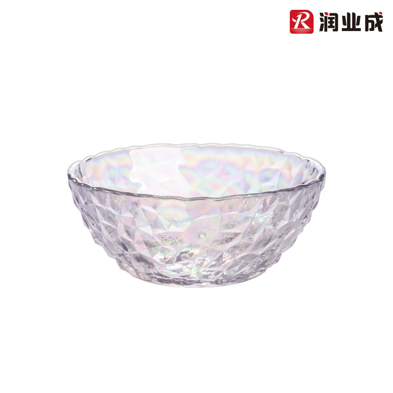 Персонализированная Nordic Crystal стеклянная миска с покрытием, салатная миска, кухонная посуда, миска для супа, миска для завтрака, макуловый фруктовый салатник