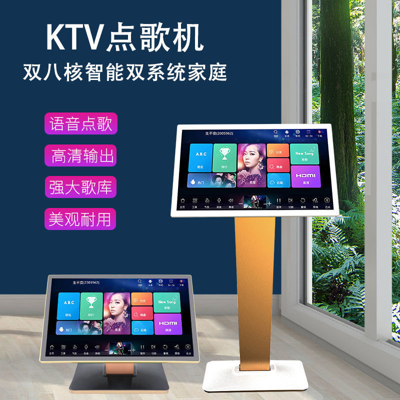 Voice Smart Home Ktv Condenser Karaoke Machine Set Home Touch Karaoke All-In-One Karaoke High Quality