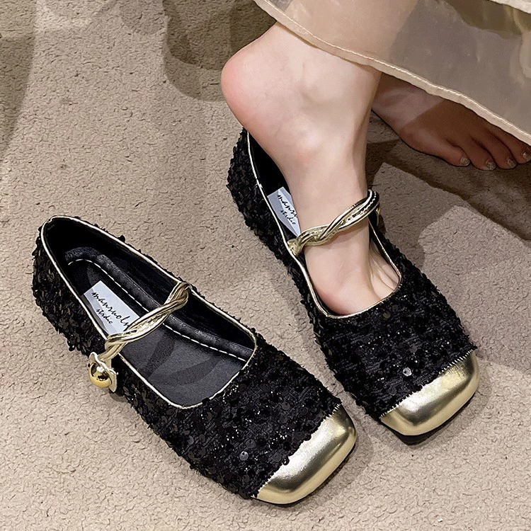 Обувь, туфли, стразы на подошве/декоре, в стиле Chanel, новая коллекция