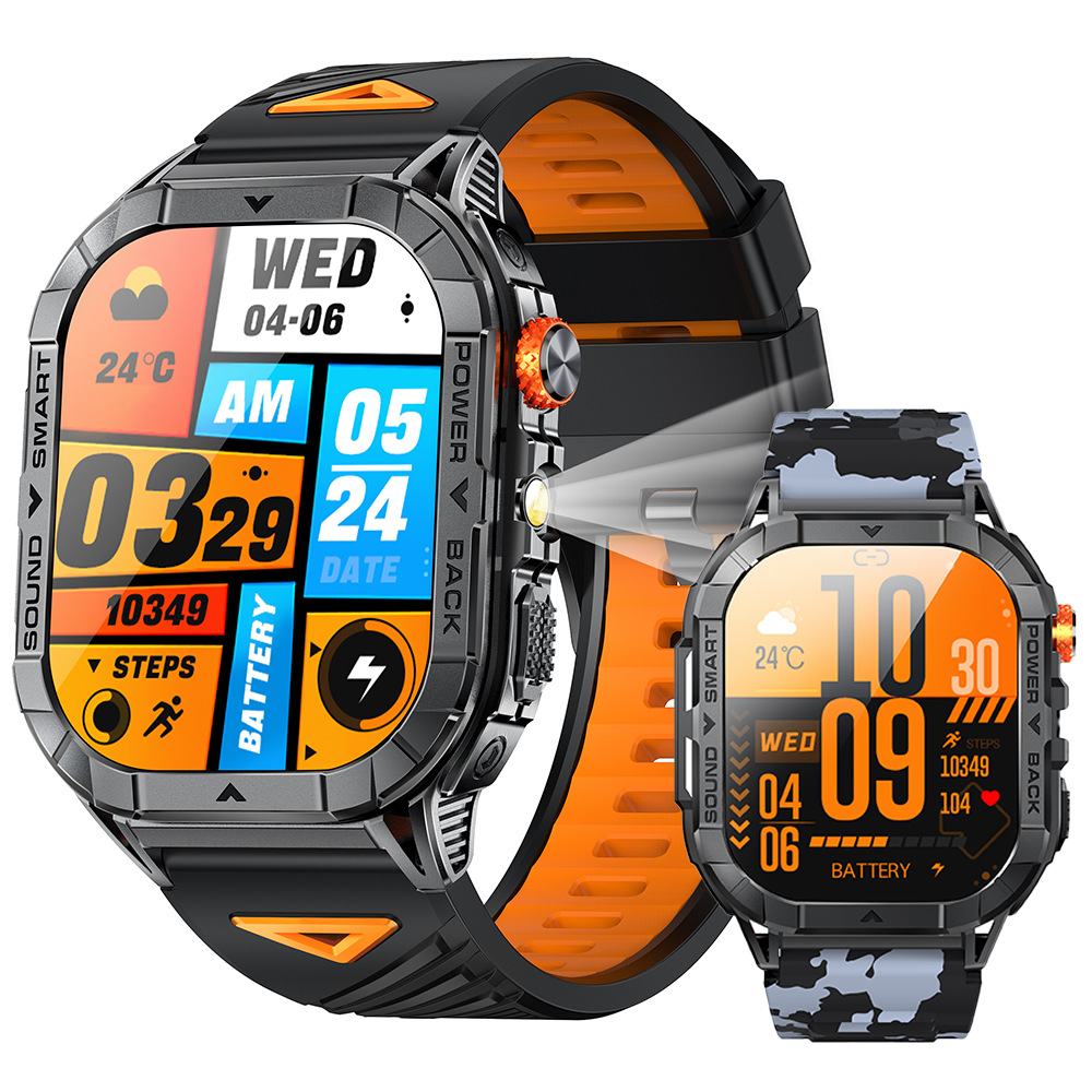Smartwatch Mit Herzfrequenzmessung Bluetooth-anruf Und Hd-display_voghion.com