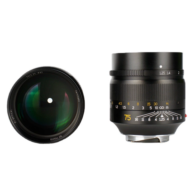 Seven Craftsman 75mm F1.25 夜神像 适用于 徕卡 莱卡 M 卡 端口 换端到 E 端口 Z