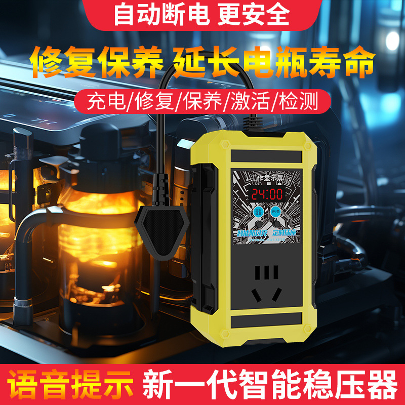 Electric Vehicle Pulse Repair Device, Battery Charger Companion, Power Outage Repair Voltage Stabilizer, Activates Battery for Electric Scooters and Motorcycles