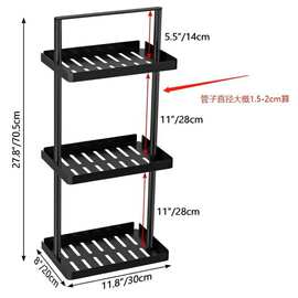 厂家直销多层置物架浴室收纳适用浴室厨房洗手间跨境专供