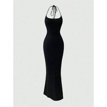 O 52152 Halter Back Club Dress �Ҳ�¶��ҹ�곤ȹ�羳��ó