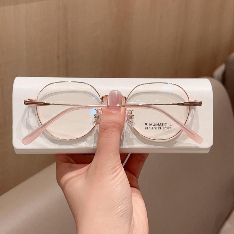 新型ファッション文芸レトロ金属メガネ枠の多角形の小さい枠の丹陽メガネの卸売りは度数の女性があります。|undefined