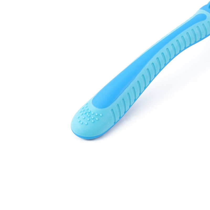 Changeable multicoloured multilayer razor, rubber blade for men and women