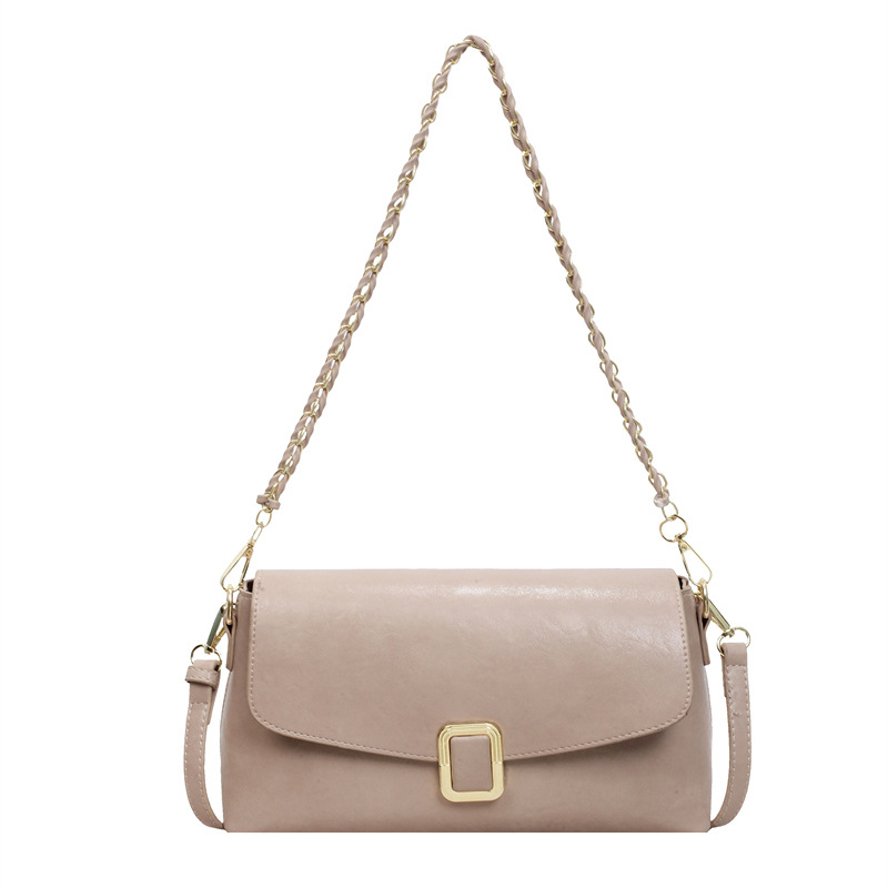 Bolso de hombro de ocio retro popular este año 2026 damas nuevo estilo de moda simple sensación cotidiana de hombro único bolso inclinado image 11