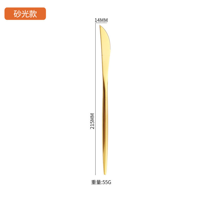 304 cuchillo de acero inoxidable cuchillo de cubierta cuchillo de filete cuchillo de postre cuchillo de horquilla