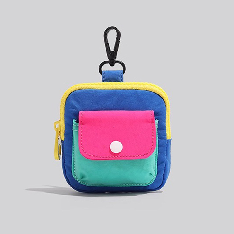 Cross-Border Niche Contrasting Color Mini Portable Storage Bag Small Hanging Bag Bluetooth Headset Bag Lipstick Bag Coin Bag Change Cross-Border Niche Contrasting Color Mini Portable Storage Bag Small Hanging Bag Bluetooth Headset Bag Lipstick Bag Coin Bag Change