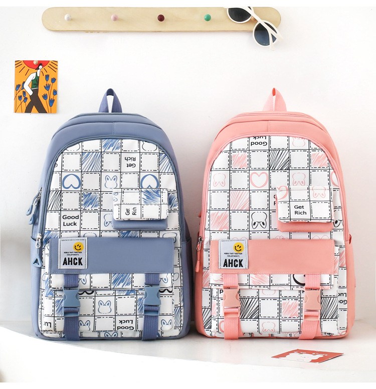 Kinderrucksäcke Neuer Rucksacktrend für Schüler der Mittelstufe Vierteiliger Schulranzen Computertasche mit großer Kapazität Rucksack_voghion.com