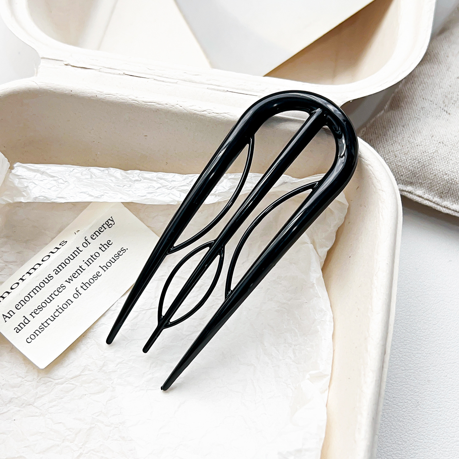 PC잎빗-유광블랙