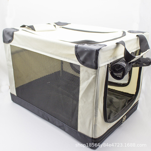 Car Dog Bed Dog Crate All-Season Universal Dog House Pet Travel Portable Foldable Large Space Cat Cage Portable