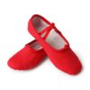 Children's ballet shoes, footwear for black leather for early age, soft sole