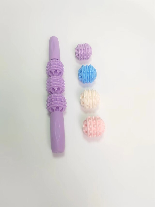 フィットネスのマッサージ棒のローラーの子供の成人の足の筋肉はやせている足の神器のヨガのローラーの狼の歯の棒を緩めます。|undefined