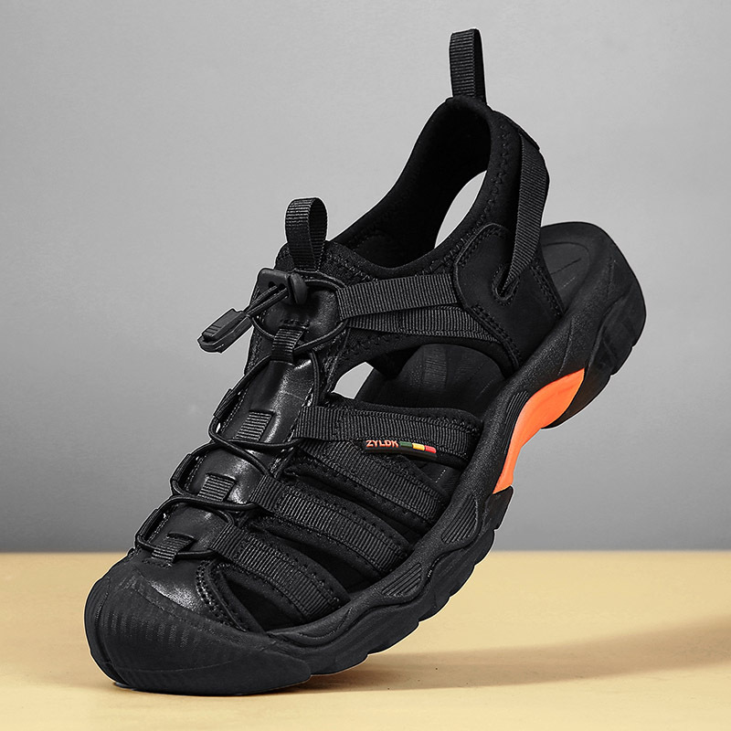 Sandalias de verano transfronterizas para hombres Sandalias transpirables de gran tamaño de comercio exterior Zapatos huecos ligeros al aire libre Sandalias de hombre de moda casual