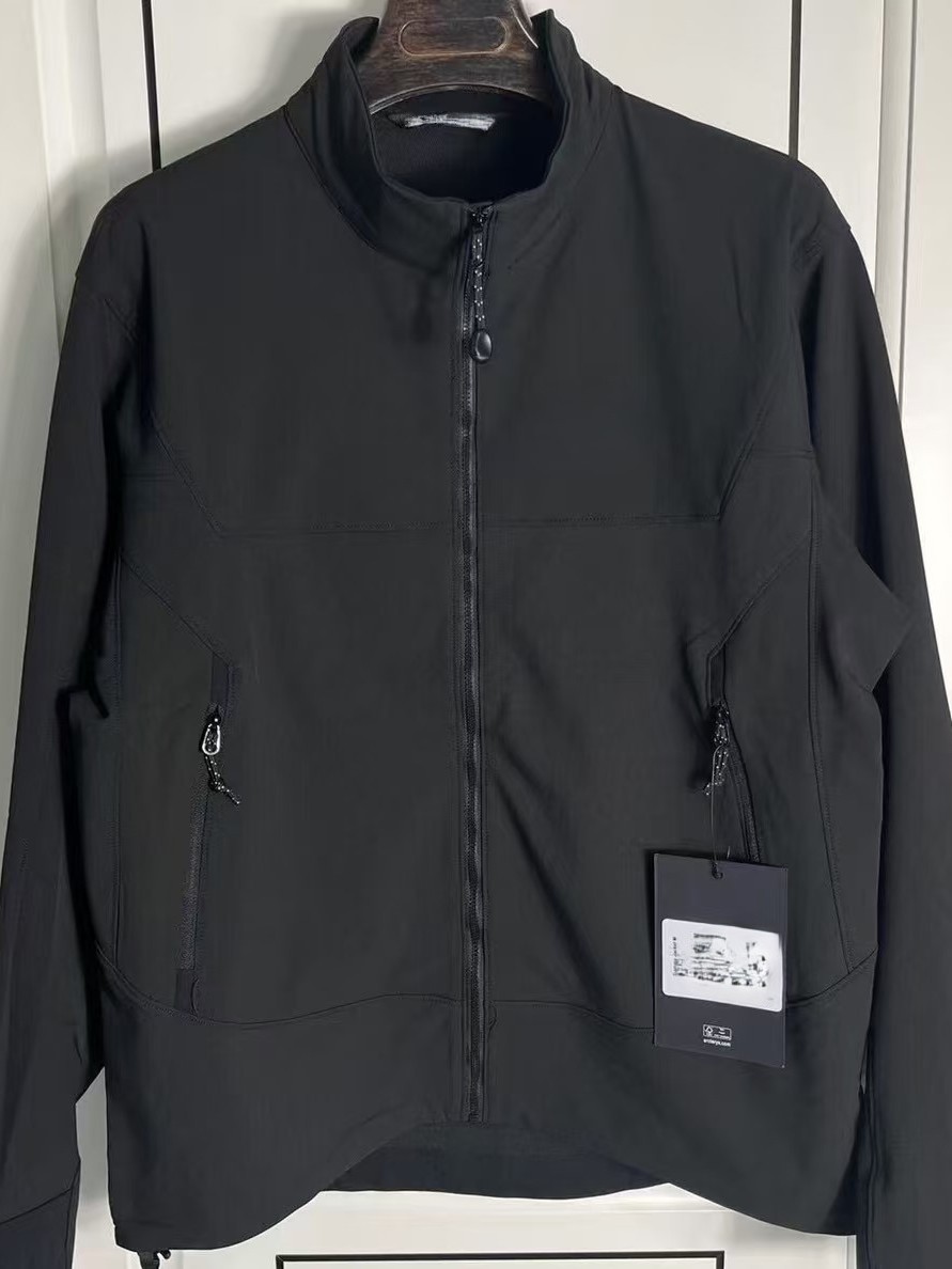 Bird Family Mame Style GAMMA Jacket Chaqueta de cuello alto de caparazón suave impermeable y a prueba de viento LOGO