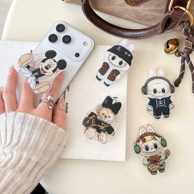 Cartoon Helmet Sticker Lububu Duffy Bear Lububu Mobile Phone Airbag Holder Cartoon Helmet Sticker Lububu Duffy Bear Lububu Mobile Phone Airbag Holder