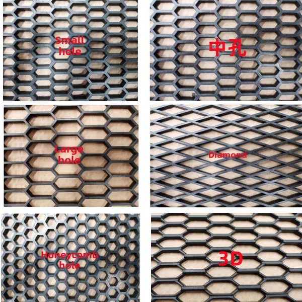 40cm * 120cm car medium mesh universal air intake grille honeycomb mesh modified plastic honeycomb mesh medium mesh rhombus