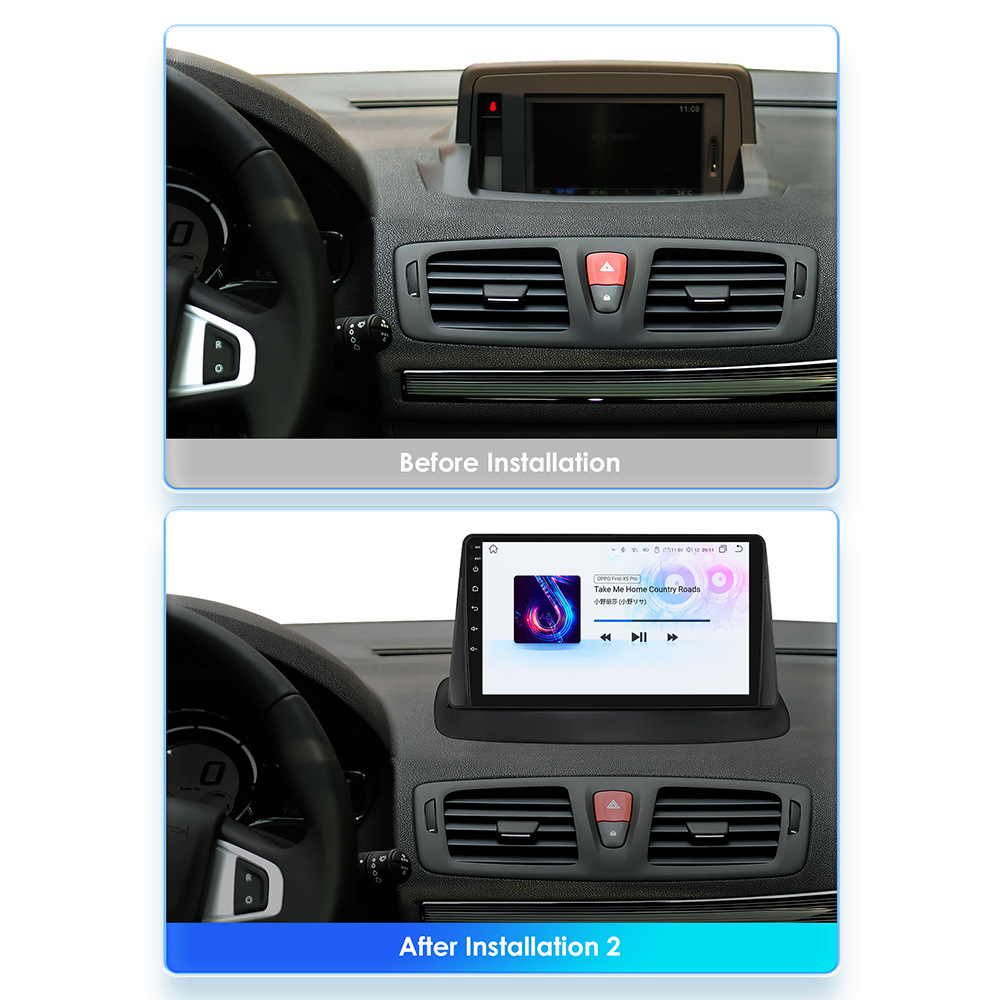 Suitable for Renault Megana 3 Android GPS large screen navigation device 08-14 car intelligent navigation all-in-one machine