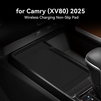 25 Camry Xv80 Simsiz Şarj Silikon Sürüşməyən Mat Avtomobil Aksesuarları