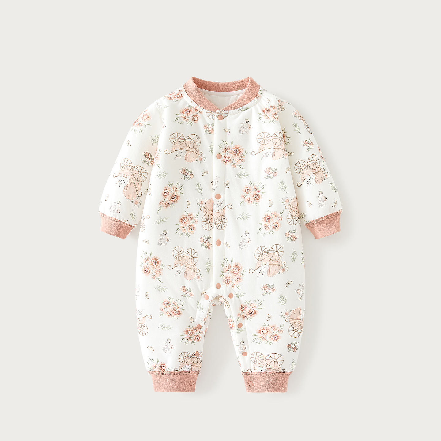Primavera, otoño, invierno, camiseta infantil, algodón caliente, ropa de invierno para bebés.