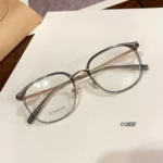 BL平替同款透明色眼镜框适合高度数TR钛腿可配近视丹阳眼镜配眼镜