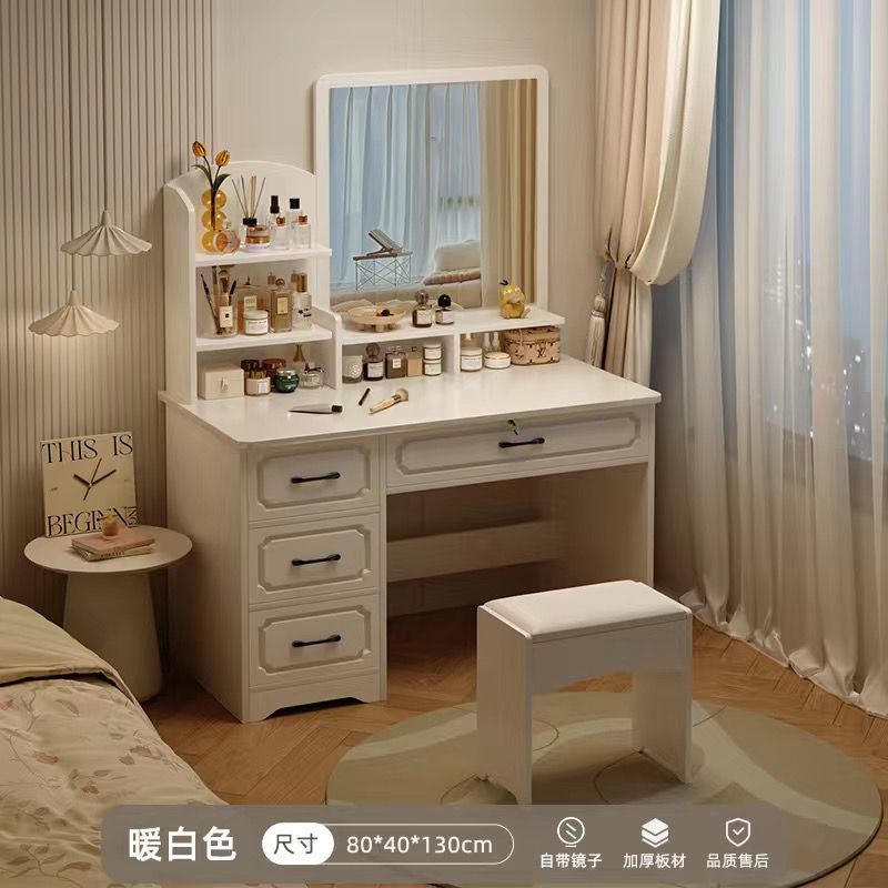Fábrica directa de dormitorio pequeño simple mesas de vestuario dormitorio simple moderno gabinete de almacenamiento de mesa de vestuario una
