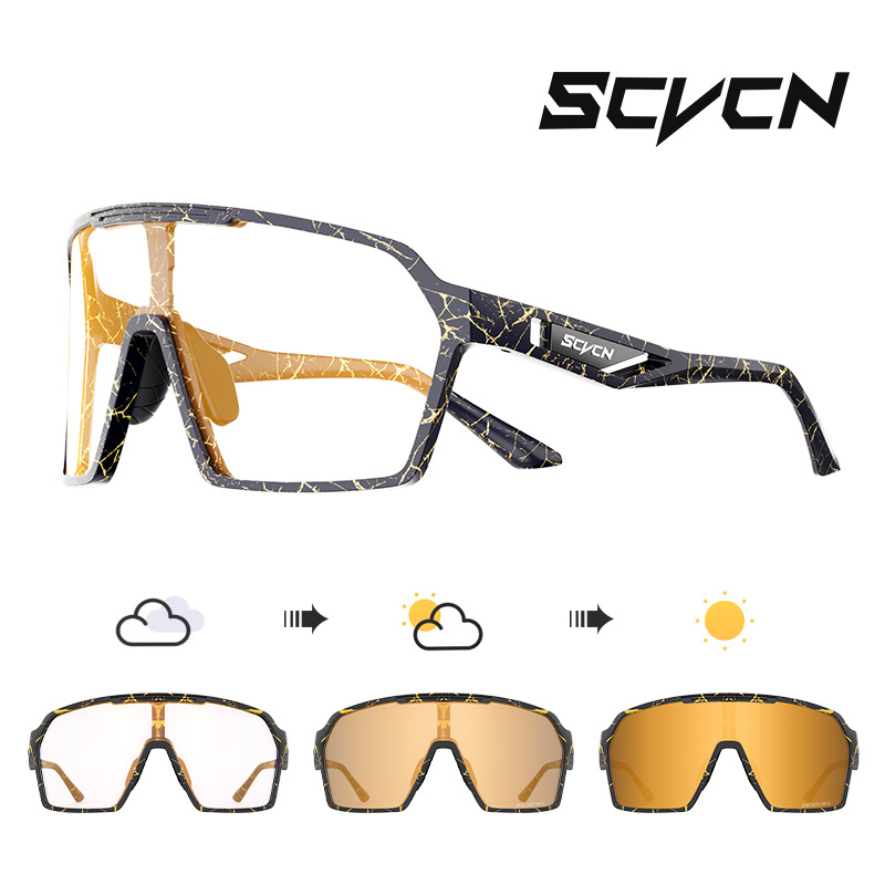 Gafas Fotocromáticas de Ciclismo de TR90, Cortavientos, Apto para Miopía, para Ciclismo de Montaña y Carretera image 8
