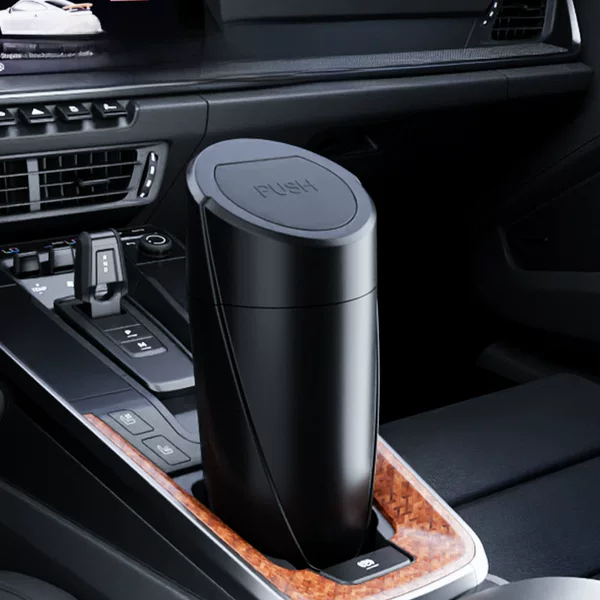 Cross-border new car trash can multi-function household car storage bucket ashtray mini car trash can