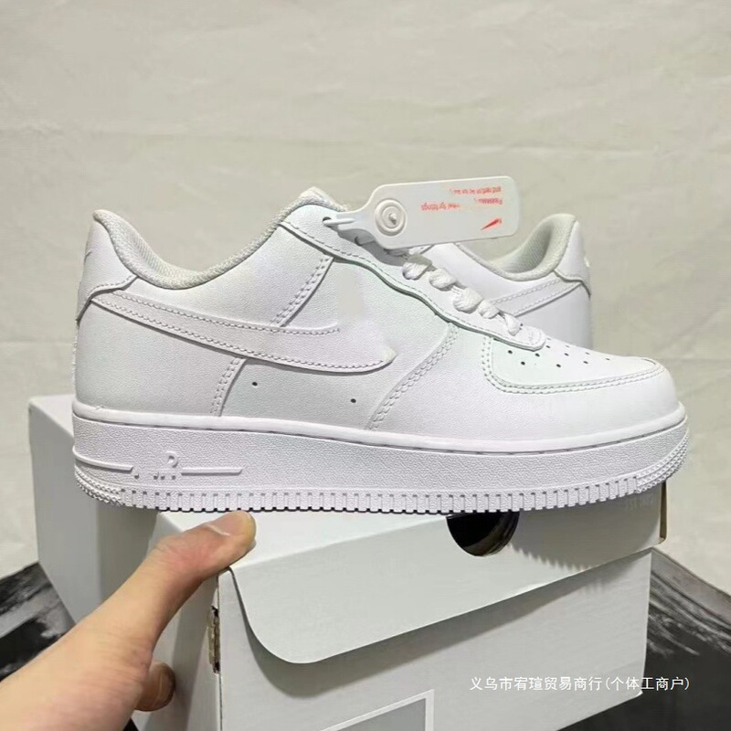 AF1 ファーストレイヤーレザーハイバージョンエアフォースワンカジュアルスニーカー男性と女性のスポーツ白靴工場直販|undefined