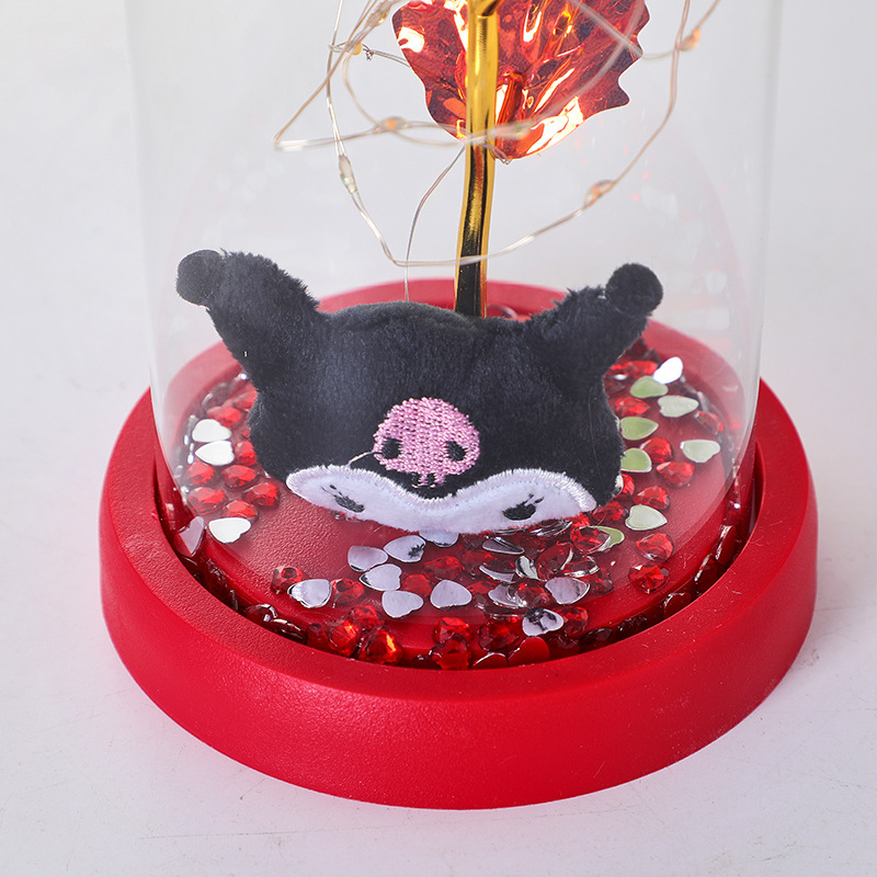 Colomi color rosa dorada eterna flor de la vida día de la madre día de San Valentín regalos de Navidad adornos regalos de cumpleaños transfronterizos