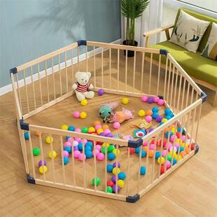 Wooden Kidsren's Crawling Fence Baby Room Guardrail Home Baby Crawling Toddler Safety Guardrail Foldableable