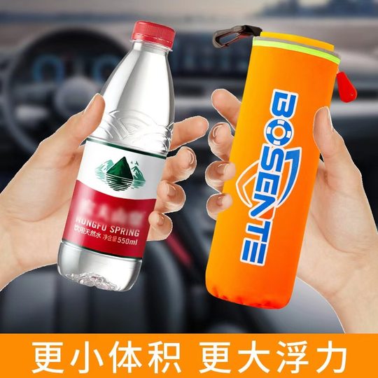 Automatic Inflatable Car Self-Rescue Portable Car-Mounted Lifebuoy with Window-Breaking Hammer for Car Self-Rescue