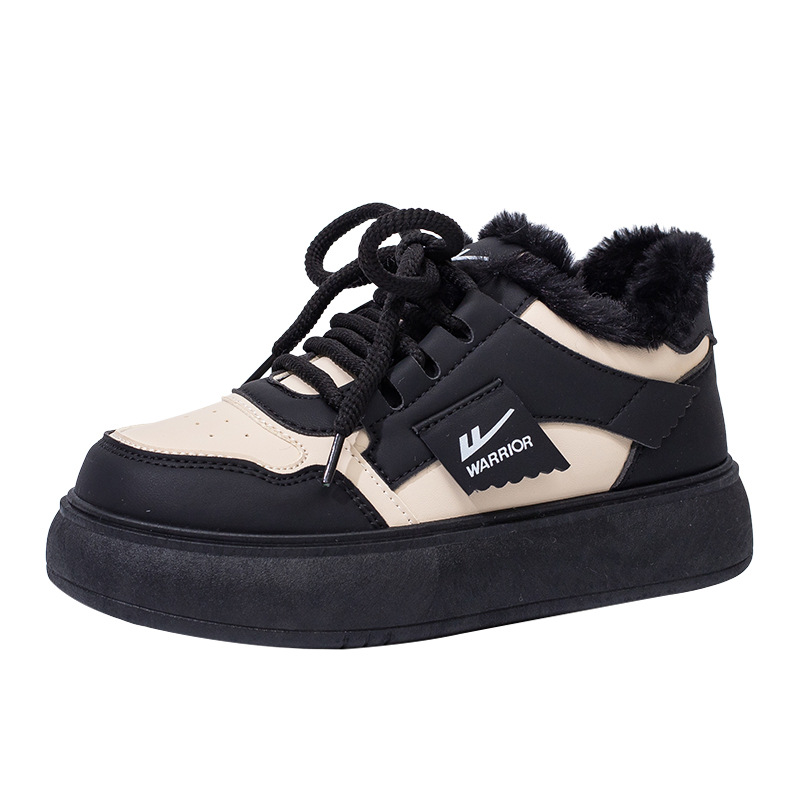 Huili nuevo color combinado y terciopelo grueso zapatos de soleas de invierno calentadores zapatos de moda Khmer zapatos de mujer de viaje
