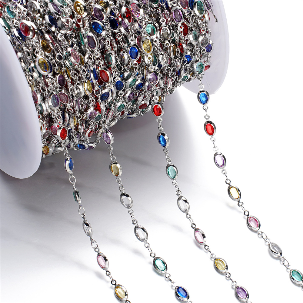 15g Weight Chain Jewelry Making Type 1 M Jewelry Making Size Glass Inlay Material DIY Jewelry Accessories, Bracelets, Necklace Classification 1 Roll Quantity Glass, Copper Material Bag, Colorful, Heart Shape, Butterfly Pattern Plating Design Casual, Simple Style Style 1 Roll Bag Colorful Heart Shape DIY Jewelry Accessories Bracelets Necklace Glass Copper Glass Casual Simple Style DIY Jewelry Accessories Bracelets Necklace 24