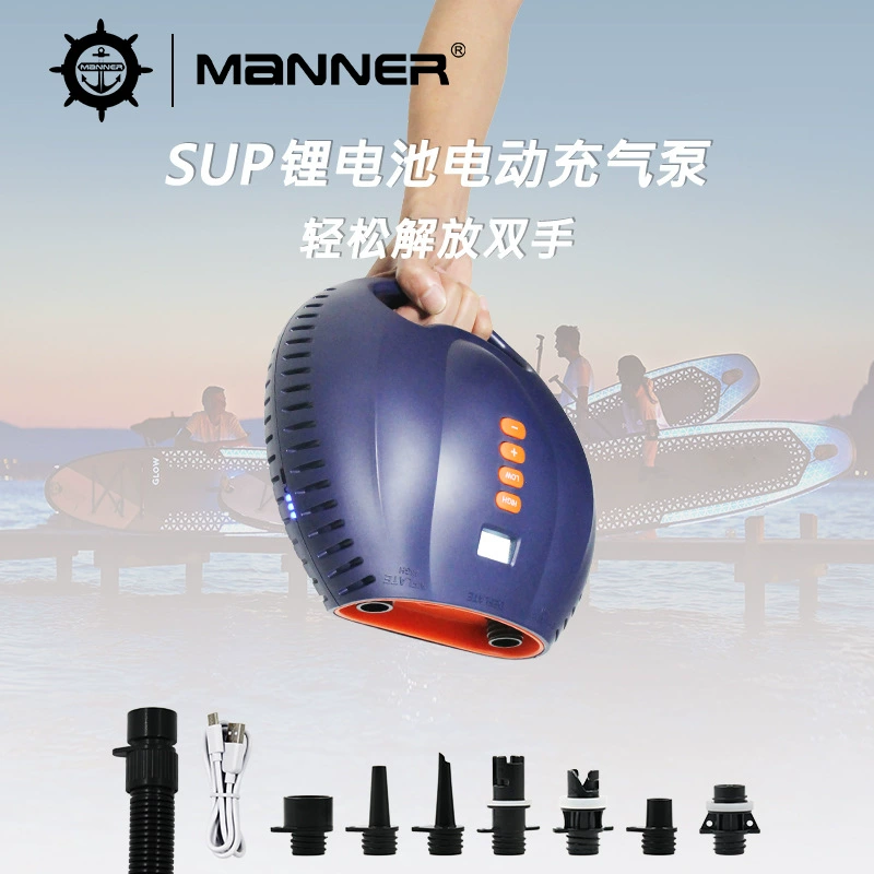 Открытый SUP литиевая батарея Электрический надувной насос высокого давления насос надувной гребной доски каяк надувной палатка рыбалка плавучий стол